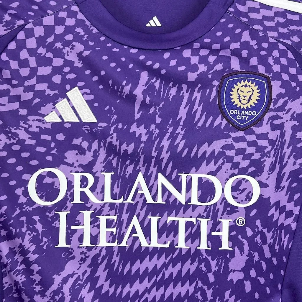 kids orlando city jersey 25/26 home football kit soccer product image 4