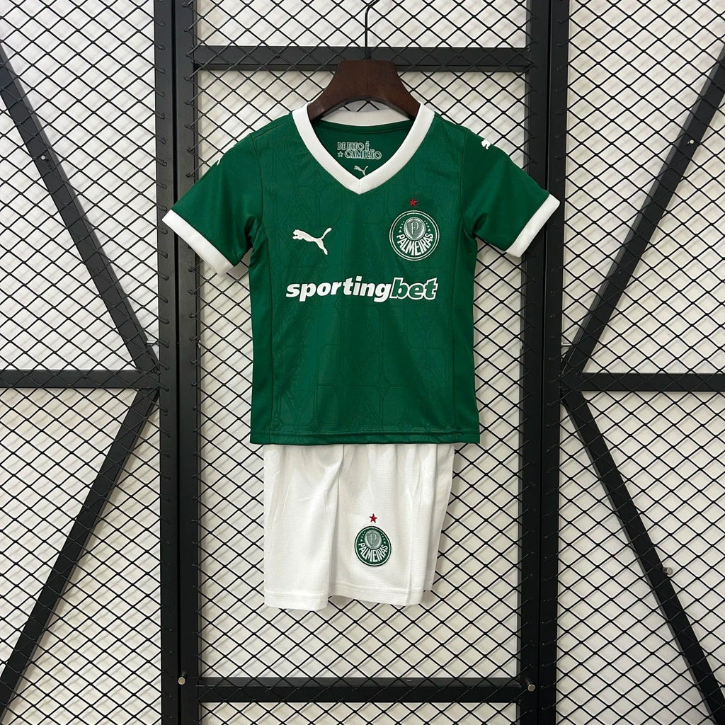 kids palmeiras jersey 25/26 home football kit soccer product image 1
