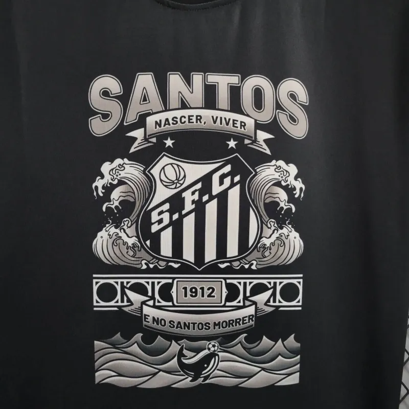 santos jersey 25/26 black football kit soccer product image 4