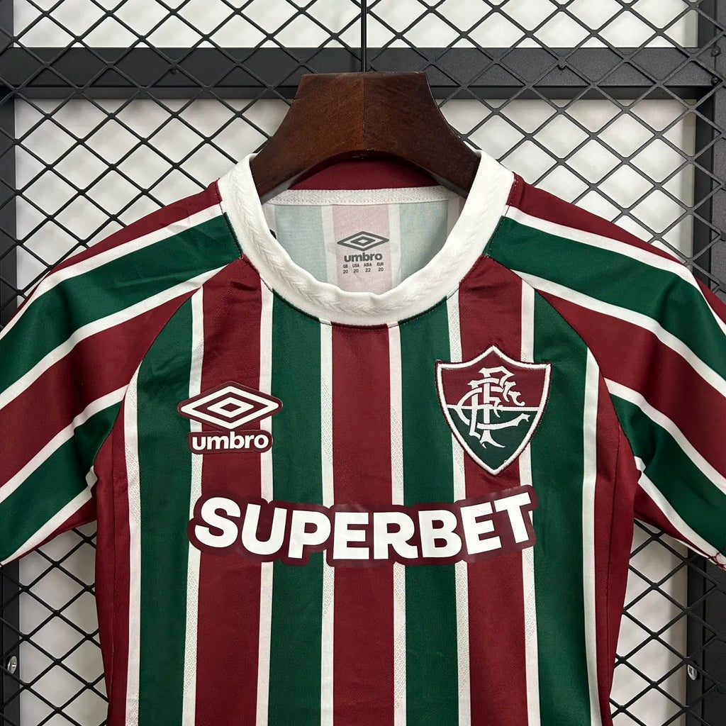 kids fluminense jersey 25/26 home football kit soccer product image 3