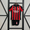 kids ac milan jersey 25/26 home football kit soccer product image 1