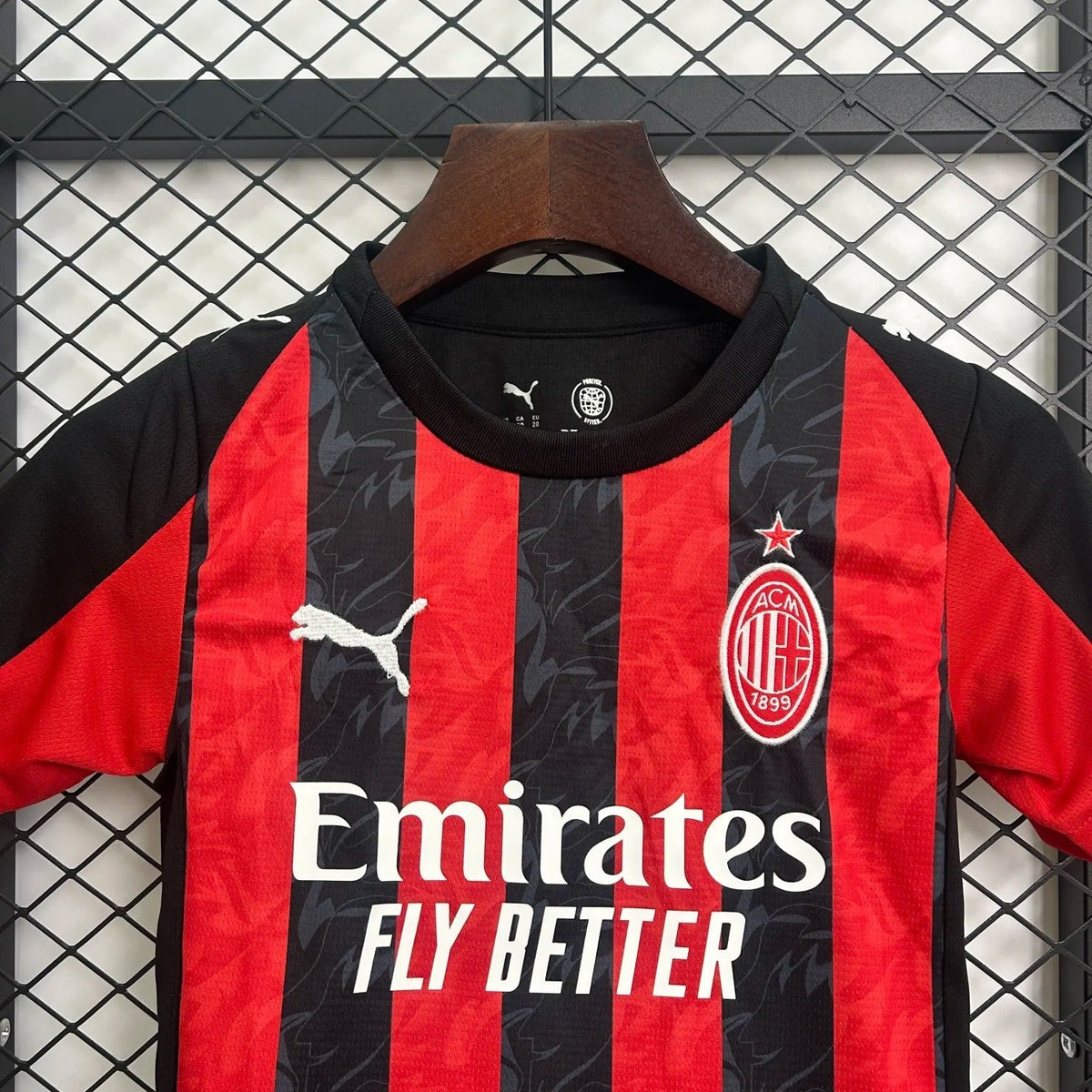 kids ac milan jersey 25/26 home football kit soccer product image 4