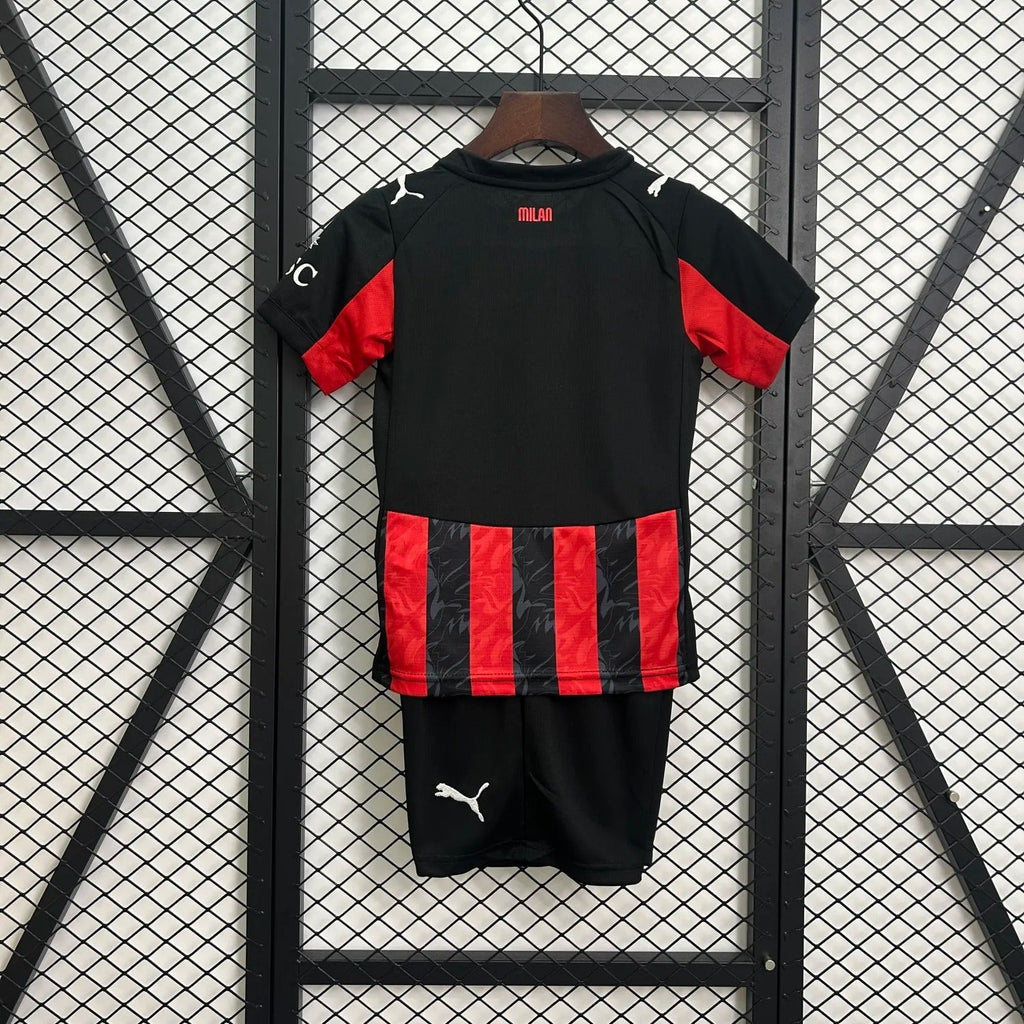 kids ac milan jersey 25/26 home football kit soccer product image 5