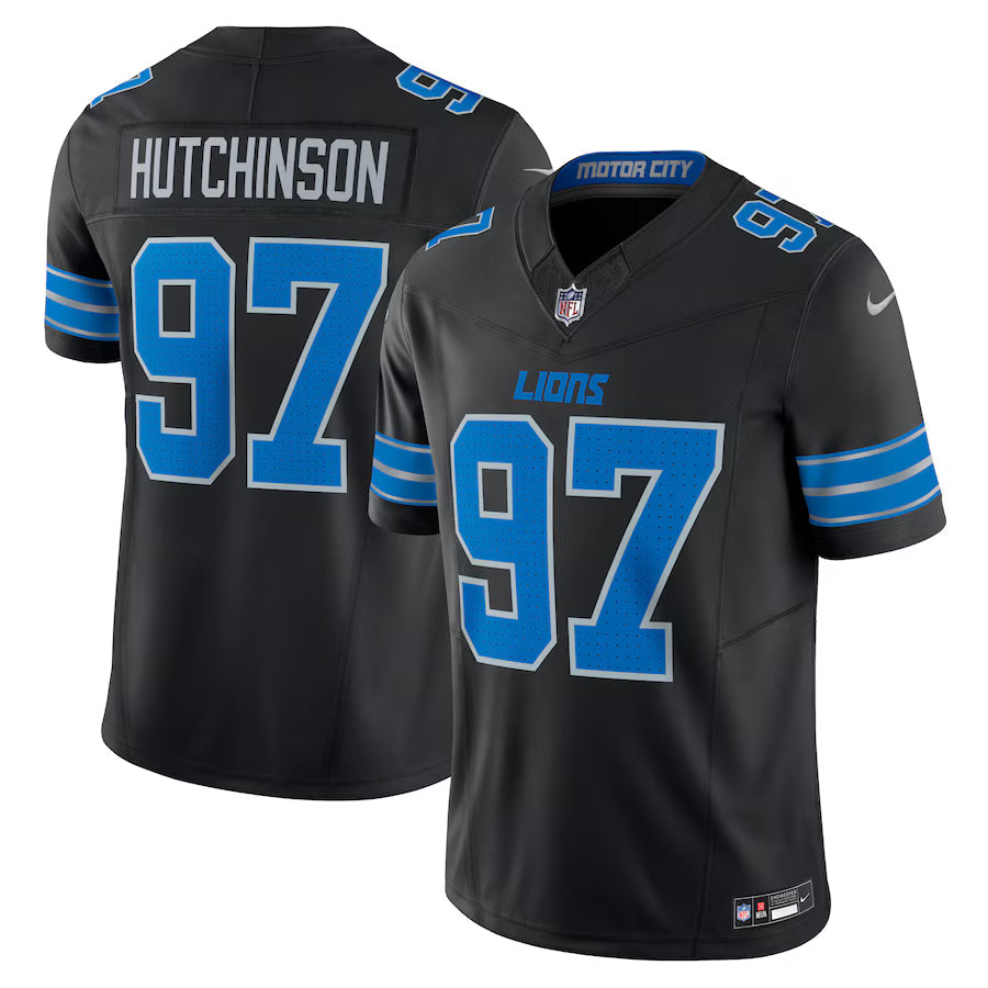 Aidan Hutchinson Detroit Lions 2nd Alternate Jersey - Black product image 1