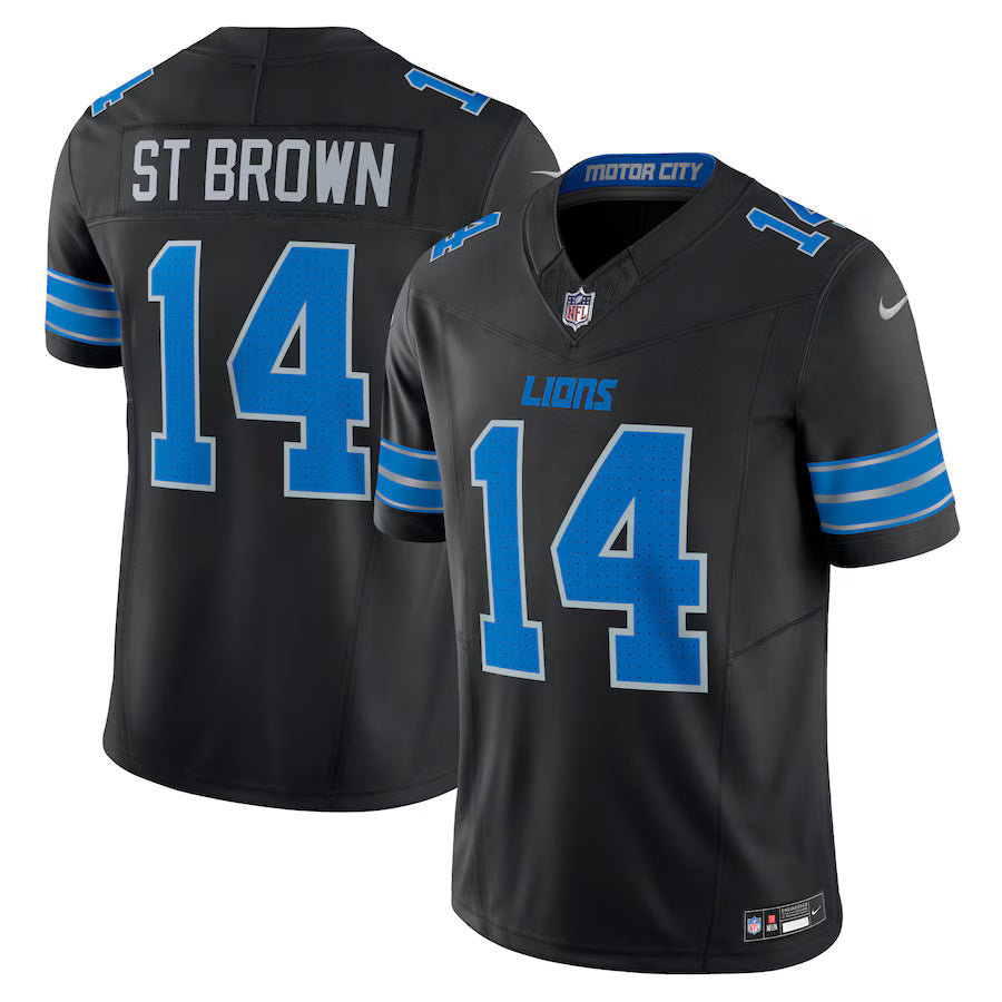 Amon-Ra St. Brown Detroit Lions 2nd Alternate Jersey - Black product image 1