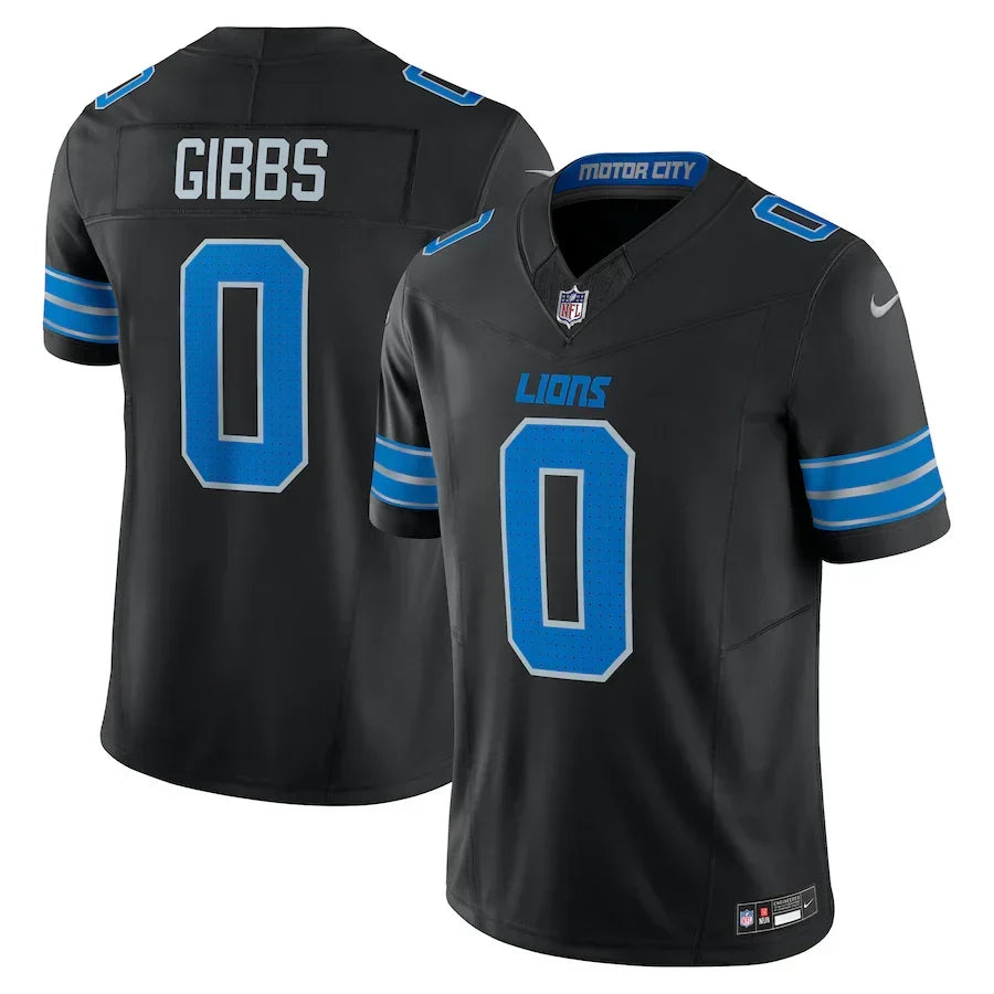 Jahmyr Gibbs Detroit Lions Alternate Jersey - Black product image 1