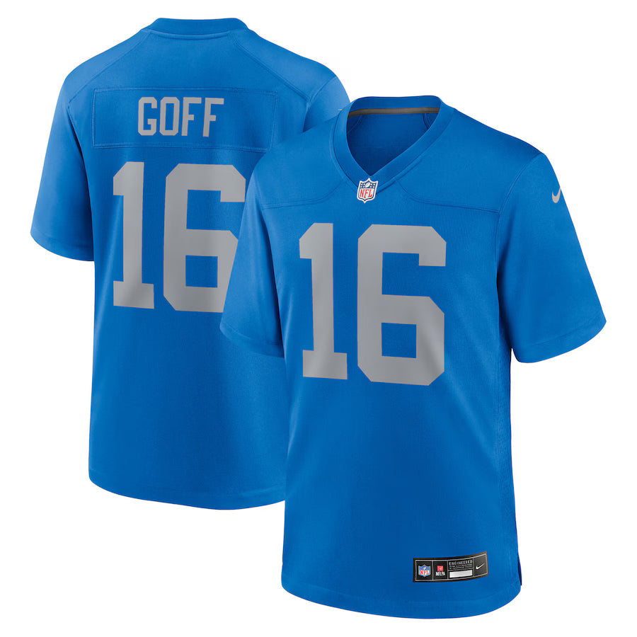 Jared Goff Detroit Lions Alternate Game Jersey - Blue product image 1