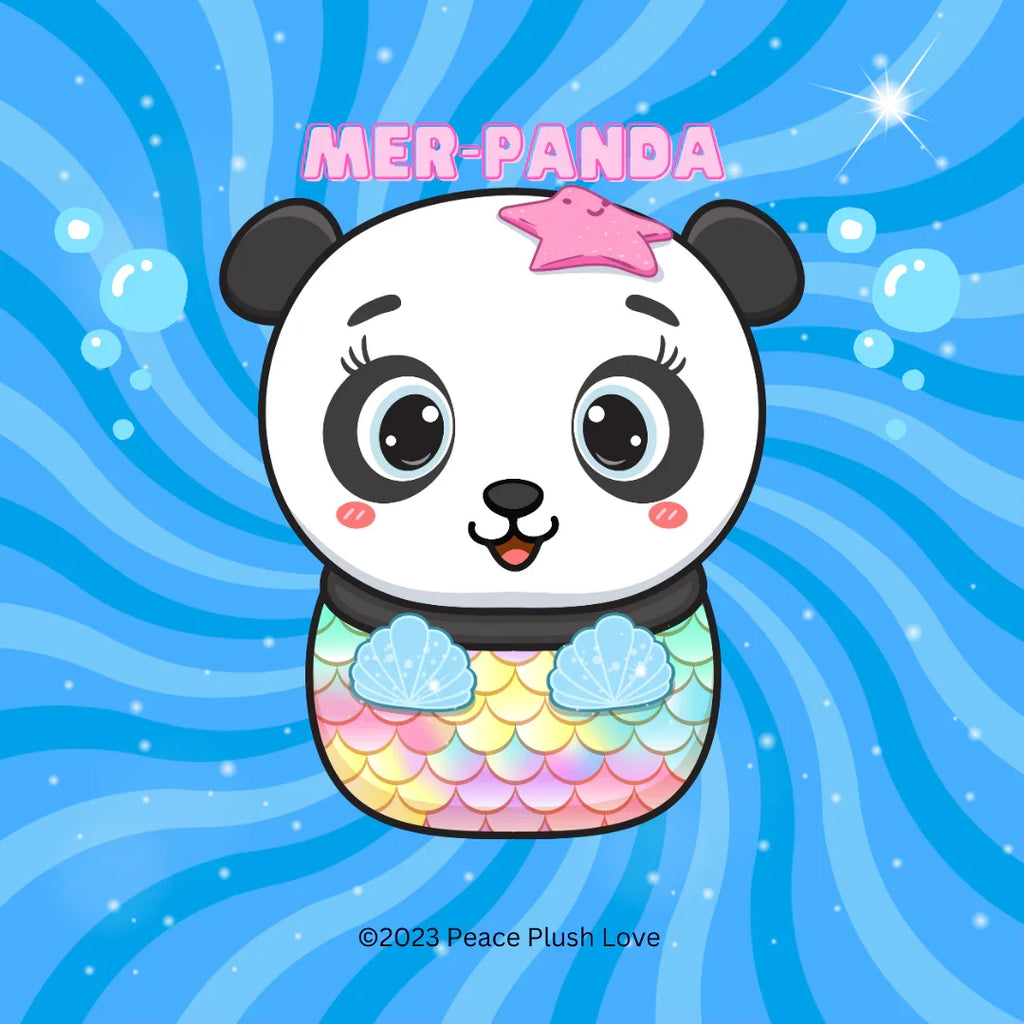 MerPanda Deluxe Plush (Peace Plush) product image 2, provided for visual reference and product detail review