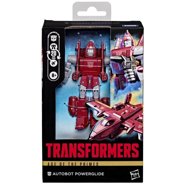 Powerglide Deluxe Class (Transformers Age of Primes, Hasbro) SEALED product image 1, provided for visual reference and